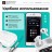 Беспроводные наушники с дисплеем Borofone Display BW BT5.4/4ч белые