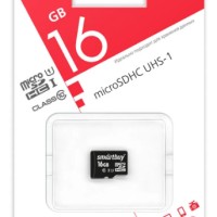 micro SDHC карта памяти Smartbuy 16GB Сlass 10 (без адаптеров)