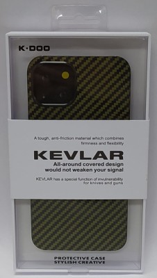 Накладка для i-Phone 13 K-Doo Kevlar пластик зеленая Накладка для i-Phone 13 K-Doo Kevlar пластик зеленая