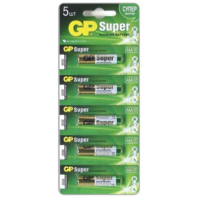 Батарейка алкалиновая GP Super AA/LR6/BL5 Батарейка алкалиновая GP Super AA/LR6/BL5
