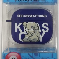 Силиконовый светящийся в темноте чехол для AirPods 3 Luxo Kaws рисунок №43