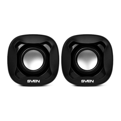 Sven 170 акустическая система 2.0, мощность 2х2,5 Вт(RMS), USB, черная Sven 170 акустическая система 2.0, мощность 2х2,5 Вт(RMS), USB, черная