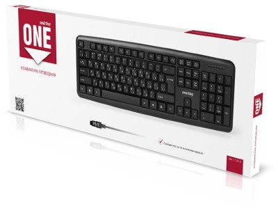 Клавиатура проводная Smartbuy ONE 112 PS-2/104 клавиши/1.39м черная (SBK-112P-K) Клавиатура проводная Smartbuy ONE 112 PS-2/104 клавиши/1.39м черная (SBK-112P-K)