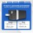 Повербанк Hoco Master 40.000mAh 22.5W 2USB/Type-C/Micro - с фонариком - черный
