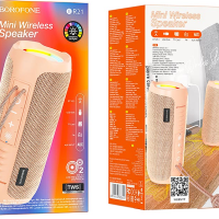 Bluetooth колонка Borofone BR21 розовая