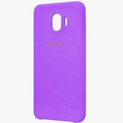 Накладка для Samsung Galaxy A5 (2018)/A8 (2018) Silicone cover сиреневая Накладка для Samsung Galaxy A5 (2018)/A8 (2018) Silicone cover сиреневая