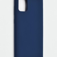 Накладка для Samsung Galaxy A31 Silicone cover темно-синяя