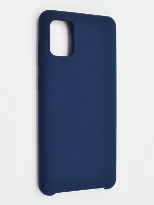 Накладка для Samsung Galaxy A31 Silicone cover темно-синяя Накладка для Samsung Galaxy A31 Silicone cover темно-синяя