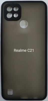Накладка для Realme C21 силикон матовая бока цветные черные Накладка для Realme C21 силикон матовая бока цветные черные