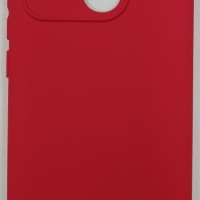Накладка для Xiaomi Redmi 10C силикон матовый красный