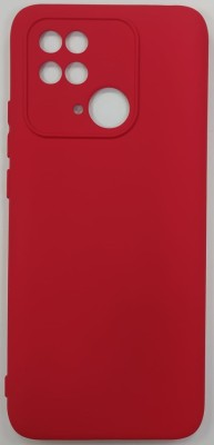 Накладка для Xiaomi Redmi 10C силикон матовый красный Накладка для Xiaomi Redmi 10C силикон матовый красный