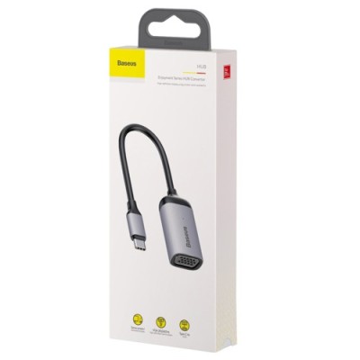 Переходник Baseus Enjoyment Type-C на VGA (CAHUB-V0G) Переходник Baseus Enjoyment Type-C на VGA (CAHUB-V0G)