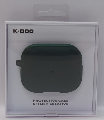 Кожаный чехол для AirPods Pro K-DOO CrashGuard зеленый Кожаный чехол для AirPods Pro K-DOO CrashGuard зеленый