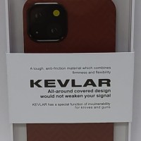 Накладка для i-Phone 13 K-Doo Kevlar пластик коричневая