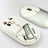Мышь оптическая - Xiaomi "Mi Portable Mouse 2" - серебристая