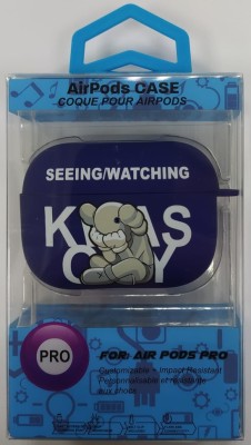 Силиконовый светящийся в темноте чехол для AirPods Pro Luxo Kaws рисунок №1 Силиконовый светящийся в темноте чехол для AirPods Pro Luxo Kaws рисунок №1