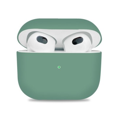 Силиконовый чехол для AirPods 3 зеленый Силиконовый чехол для AirPods 3 зеленый