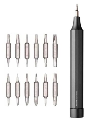 Отвертка электрическая Xiaomi Hoto Precision Screwdriver Kit 24 in 1 (QWLSD004) черная Отвертка электрическая Xiaomi Hoto Precision Screwdriver Kit 24 in 1 (QWLSD004) черная