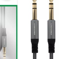 Аудиокабель AUX 6.3мм Livepower S277 1.8м черный