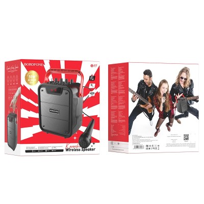 Bluetooth колонка с микрофоном Borofone BP7 4800mAh/V5.0/10W чёрная Bluetooth колонка с микрофоном Borofone BP7 4800mAh/V5.0/10W чёрная