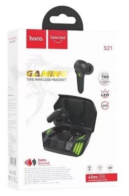 Беспроводные наушники TWS Hoco S21 BT5.0/40mAh (320mAh)/4ч черные Беспроводные наушники TWS Hoco S21 BT5.0/40mAh (320mAh)/4ч черные