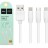 Usb Кабель-зарядка Hoco X1 Rapid 3in1 Lightning/Micro/Type-C 2.4A 1м силиконовый белый