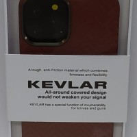Накладка для i-Phone 12 Pro Max K-Doo Kevlar пластик коричневая