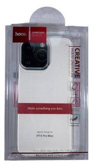Накладка для i-Phone 15 Pro Max Hoco Light силикон тонкий прозрачный Накладка для i-Phone 15 Pro Max Hoco Light силикон тонкий прозрачный