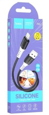Usb Кабель-зарядка Lightning Hoco X82 Silicone 2A 1м мягкий силиконовый черный Usb Кабель-зарядка Lightning Hoco X82 Silicone 2A 1м мягкий силиконовый черный