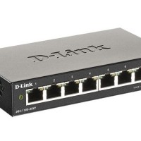 Коммутатор-мини D-Link DGS-1100-08V2/A1A с 8-портами черный