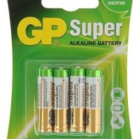 Батарейка алкалиновая GP Super AAA/LR03/BL4