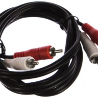 Кабель 2xRCA (папа) - 2xRCA (папа) Perfeo (R3002) 1.5м