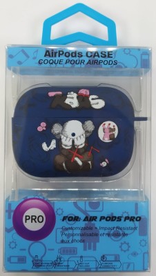 Силиконовый светящийся в темноте чехол для AirPods Pro Luxo Kaws рисунок №2 Силиконовый светящийся в темноте чехол для AirPods Pro Luxo Kaws рисунок №2