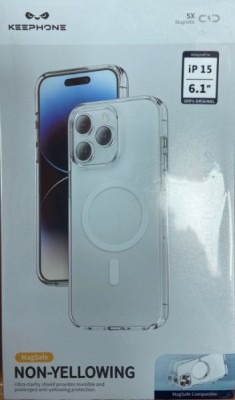Накладка для i-Phone 15 Keephone Non-Yellowing прозрачный Накладка для i-Phone 15 Keephone Non-Yellowing прозрачный