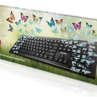 Клавиатура проводная Smartbuy 223 Butterflis USB/104+12 клавиш/Индикация клавиш/1.5м (SBK-223U-B-FC)