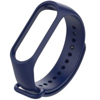 Ремешок для Xiaomi Mi Band 7 силиконовый темно-синий
