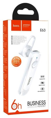 Bluetooth-гарнитура Hoco E63 BT5.0/70mAh/6ч белая Bluetooth-гарнитура Hoco E63 BT5.0/70mAh/6ч белая