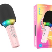 Микрофон для караоке Borofone BFK2 1200mAh 6h BT5.0 розовый