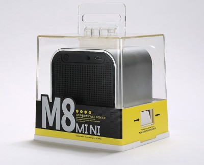 Bluetooth колонка Remax RB-M8 Mini BT4.0/500mAh/7ч/5Вт/MicroSD/AUX серебристая Bluetooth колонка Remax RB-M8 Mini BT4.0/500mAh/7ч/5Вт/MicroSD/AUX серебристая