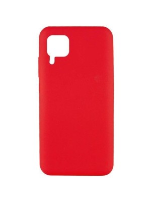 Накладка для Samsung Galaxy A12 Silicone cover без логотипа красная Накладка для Samsung Galaxy A12 Silicone cover без логотипа красная
