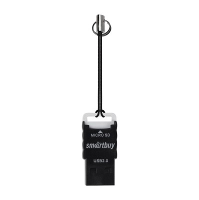 Картридер USB2.0 MicroSD Smartbuy 707 (SBR-707-K) черный Картридер USB2.0 MicroSD Smartbuy 707 (SBR-707-K) черный