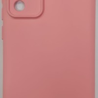 Накладка для Xiaomi Redmi 12X силикон матовый розовый