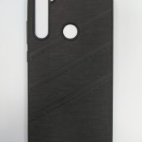 Накладка для Xiaomi Redmi Note 8 силикон ткань чёрный