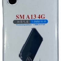 Чехол-накладка силикон 1.5мм Samsung Galaxy A13 4G прозрачный противоударный