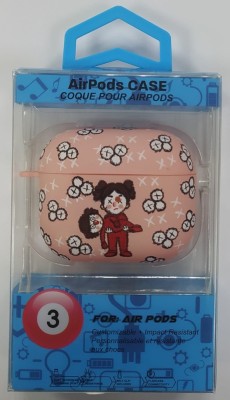 Силиконовый светящийся в темноте чехол для AirPods 3 Luxo Kaws рисунок №46 Силиконовый светящийся в темноте чехол для AirPods 3 Luxo Kaws рисунок №46