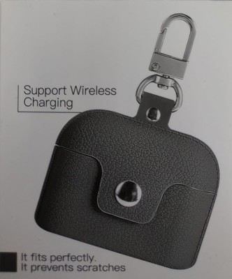 Силиконовый чехол для AirPods Pro с кнопкой и карабином серый Силиконовый чехол для AirPods Pro с кнопкой и карабином серый