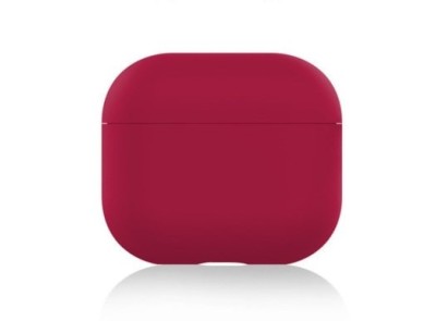 Силиконовый чехол для AirPods 3 малиновый Силиконовый чехол для AirPods 3 малиновый