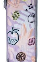 Пенал школьный Xiaomi 90 Points NINETYGO Smart School Pencil Case на молнии розовые фрукты