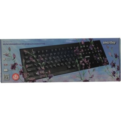 Клавиатура проводная Smartbuy 223 Flowers USB/104+12 клавиш/Индикация клавиш/1.5м (SBK-223U-F-FC) Клавиатура проводная Smartbuy 223 Flowers USB/104+12 клавиш/Индикация клавиш/1.5м (SBK-223U-F-FC)