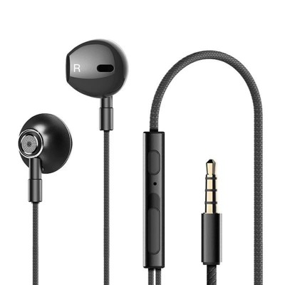 Стереонаушники Lenovo HF140 с микрофоном черные Стереонаушники Lenovo HF140 с микрофоном черные